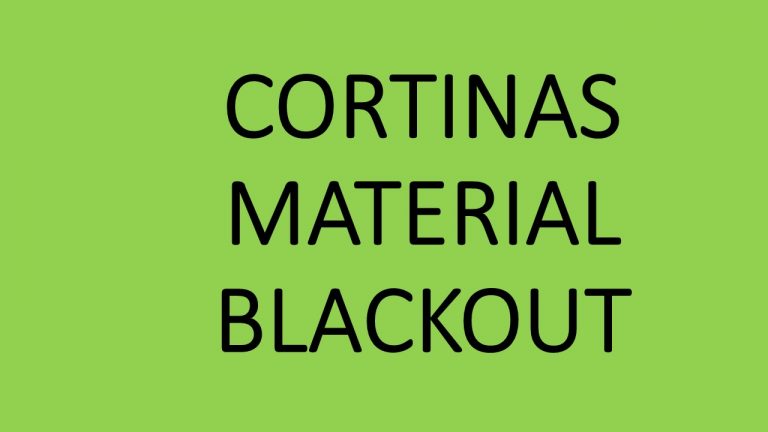 1.Cortinas Material Blackout
