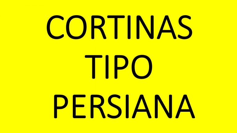 1.Cortinas Persianas
