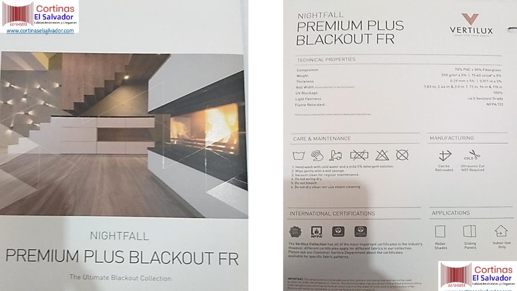 Blackout Premium Plus FR- Cortinas El Salvador-01