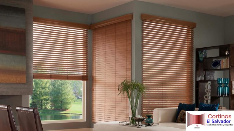 Cortinas persianas de madera-2
