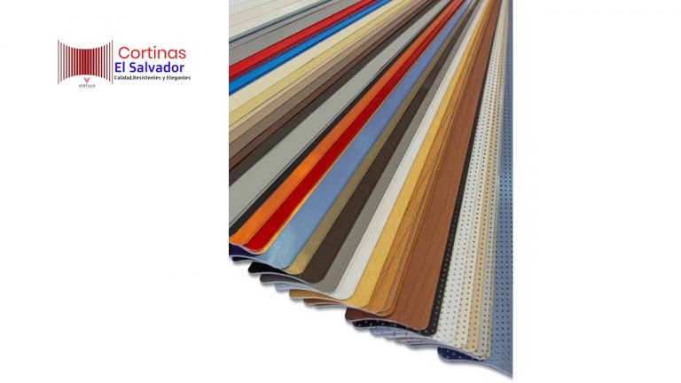 Estilos de Cortinas Persiana Colores