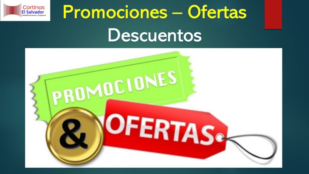 Promociones y Ofertas-Cortinas El Salvador