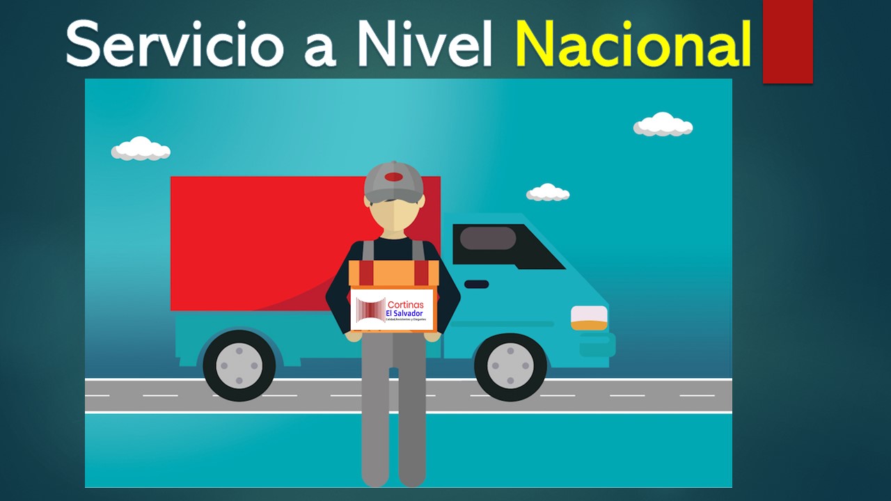 Servicio a Nivel Nacional-Cortinas El Salvador